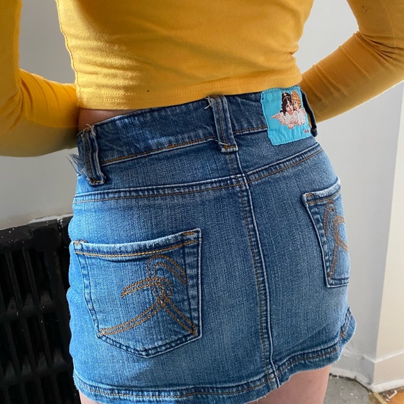 Y2K FIORUCCI MINI SKIRT! - Picture 4 of 5